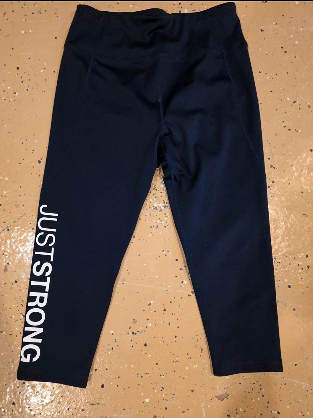 Womens' Navy Athletic Capri Leggings